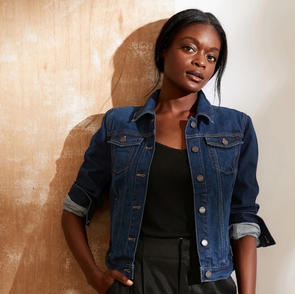 banana republic classic denim jacket